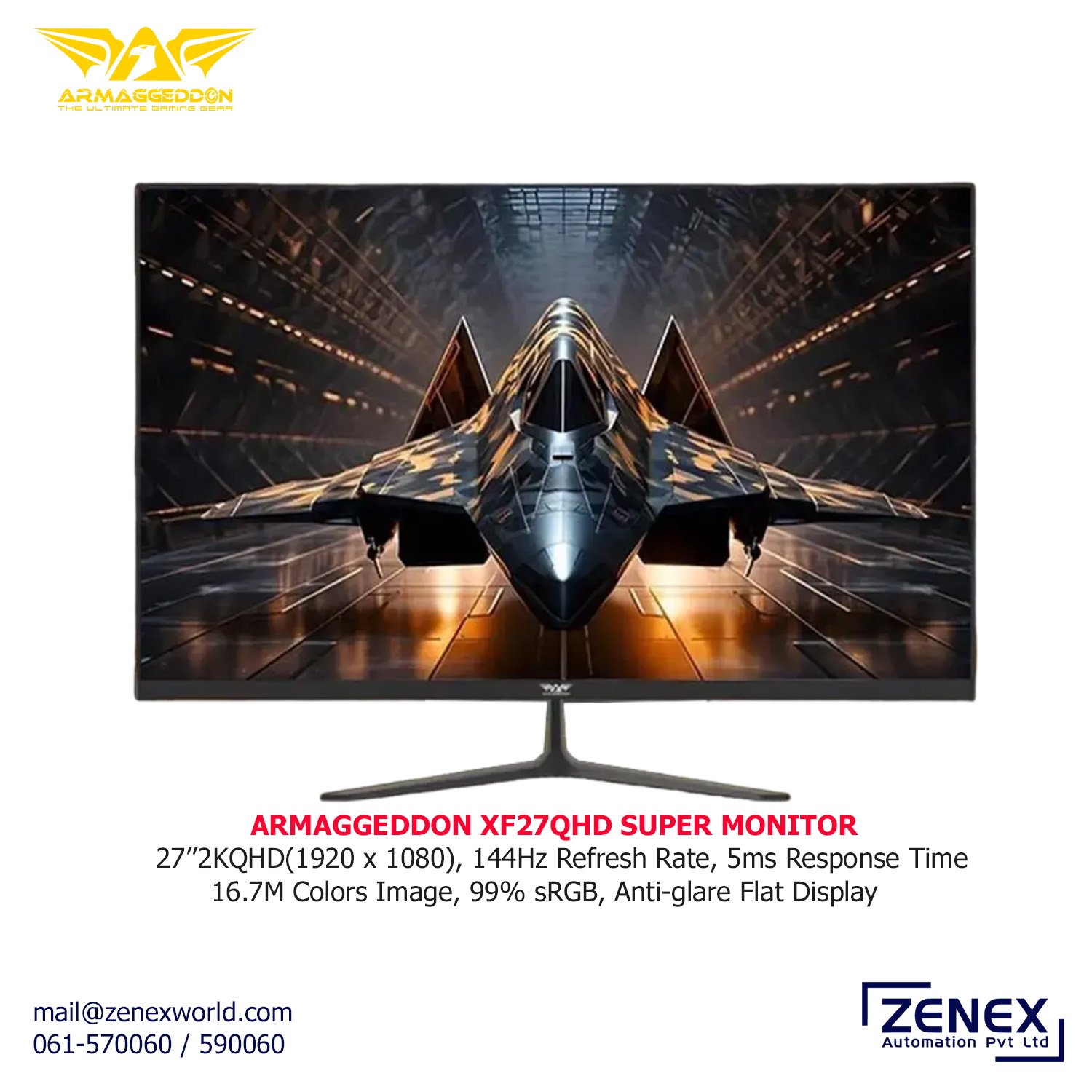 Zenex-Armaggeddon-XF27QHD-Super-Monitor_1 ARMAGGEDDON XF27QHD SUPER MONITOR - Image 1