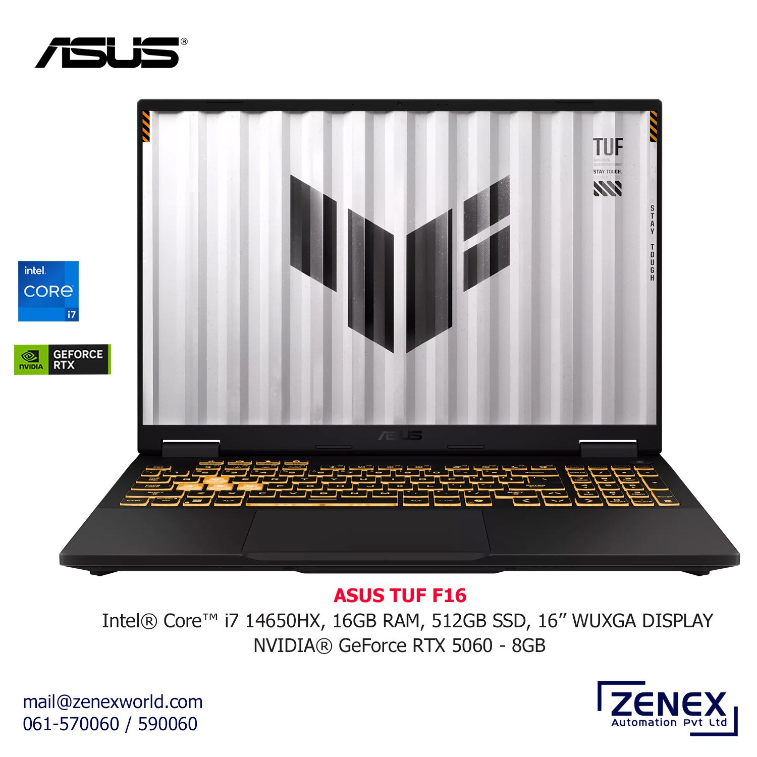 Zenex-Asus-TUF-F16_1 ASUS TUF F16 INTEL 7 (FX608JMR) - Image 1