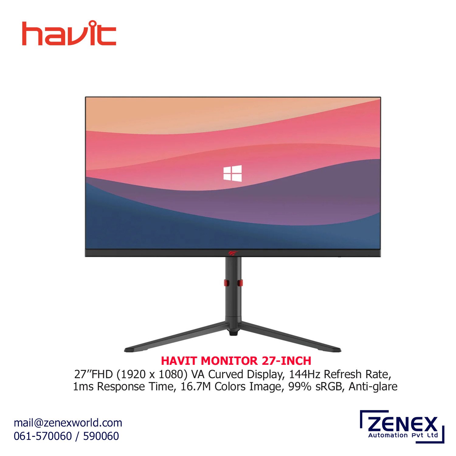 Zenex-Havit-Monitor-27-inch_1 HAVIT MONITOR 27-INCH - Image 1