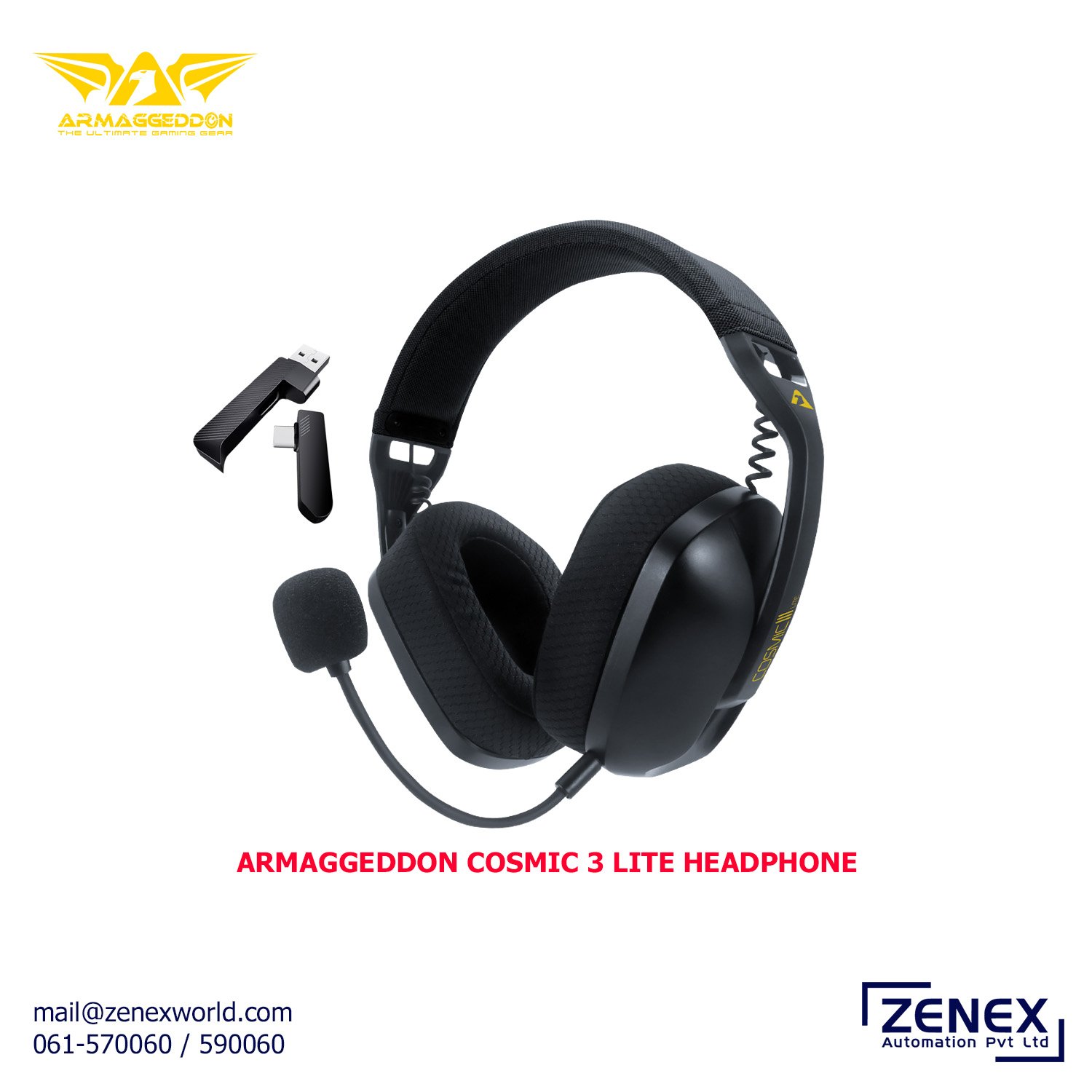 Zenex-Armaggeddon-Cosmic3-Lite-Headphone_1 ARMAGGEDDON COSMIC 3 LITE HEADPHONE - Image 1