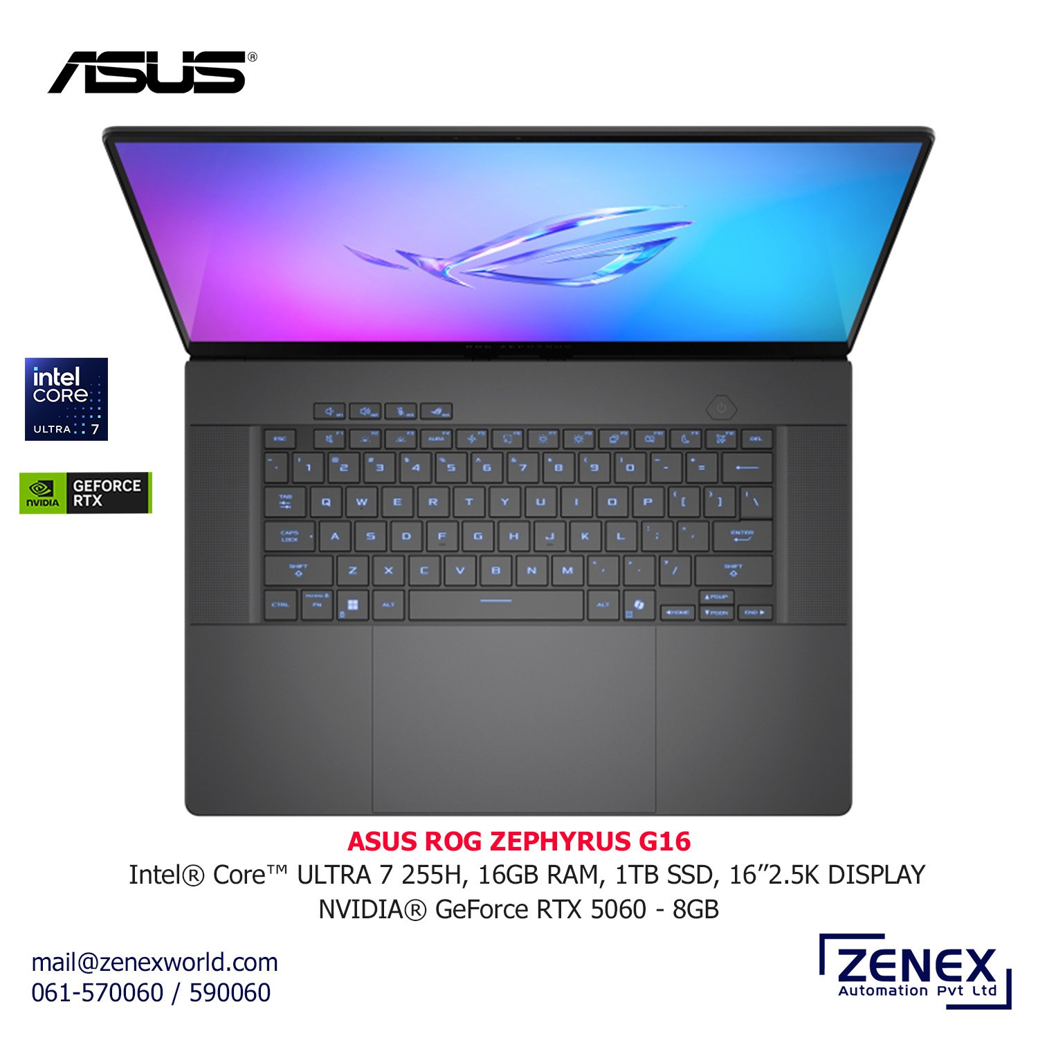 Zenex-Asus-Rog-Zephyrus-G16-Intel-Ultra7_1 ASUS ROG ZEPHYRUS G16 INTEL ULTRA 7 - Image 1