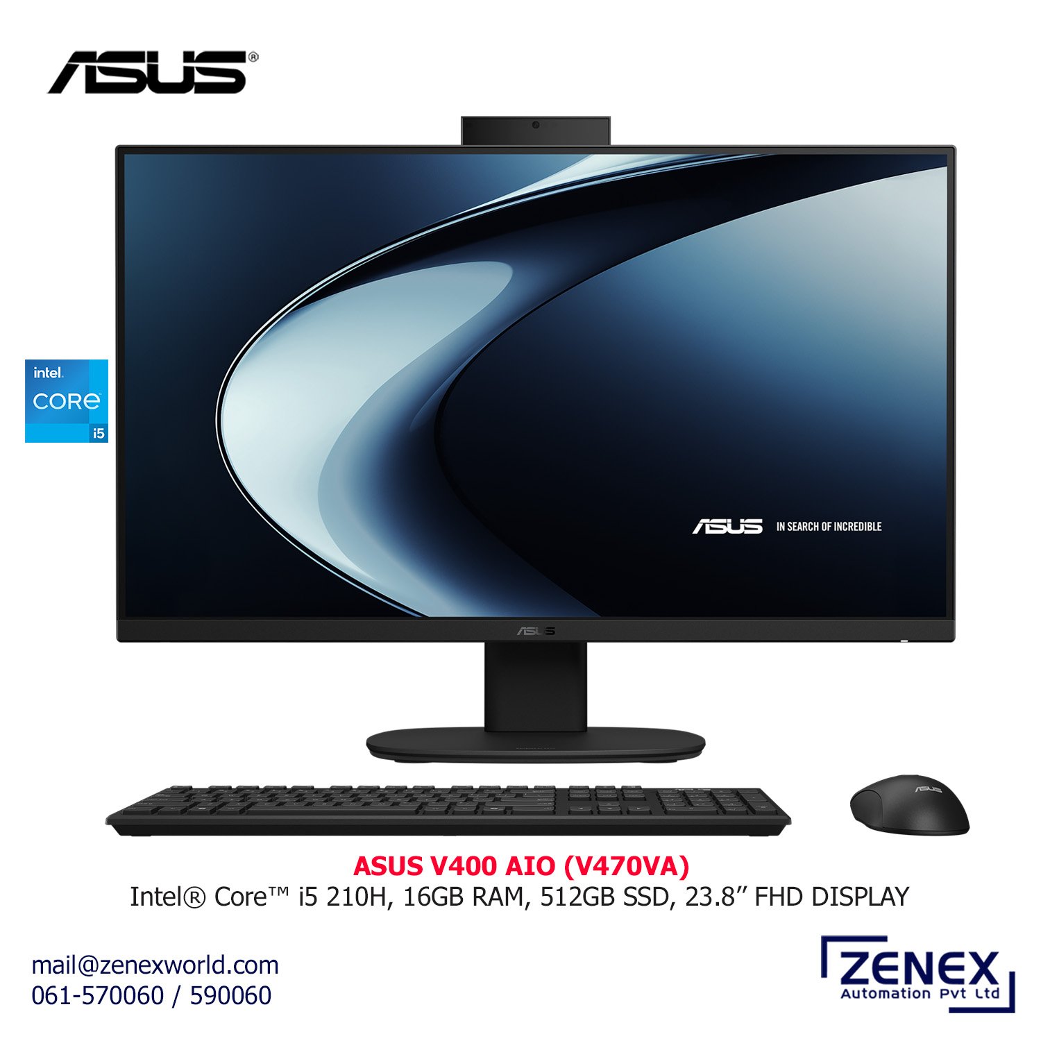 Zenex-Asus-V400-Aio_1 ASUS V400 ALL-IN-ONE PC - Image 1