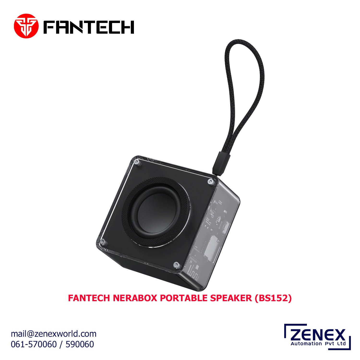 Zenex-Fantech-Nerabox-Portable-Speaker-BS152_1 FANTECH NERABOX PORTABLE SPEAKER (BS152) - Image 1