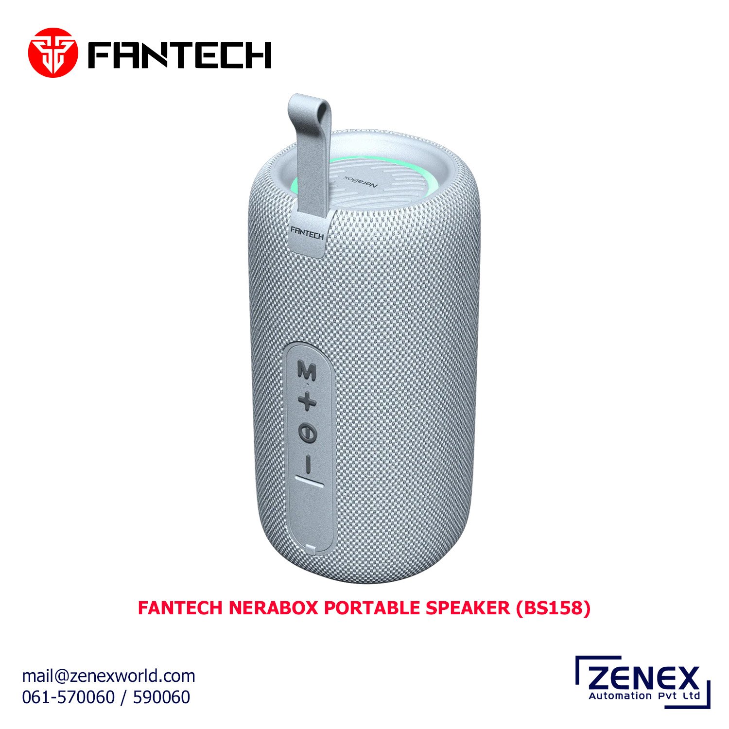 Zenex-Fantech-Nerabox-Portable-Speaker-BS158_1 FANTECH NERABOX PORTABLE SPEAKER (BS158) - Image 1