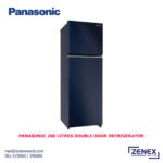 PANASONIC 260 LITRES DOUBLE DOOR REFRIGERATOR (NR-TH271BPAX)