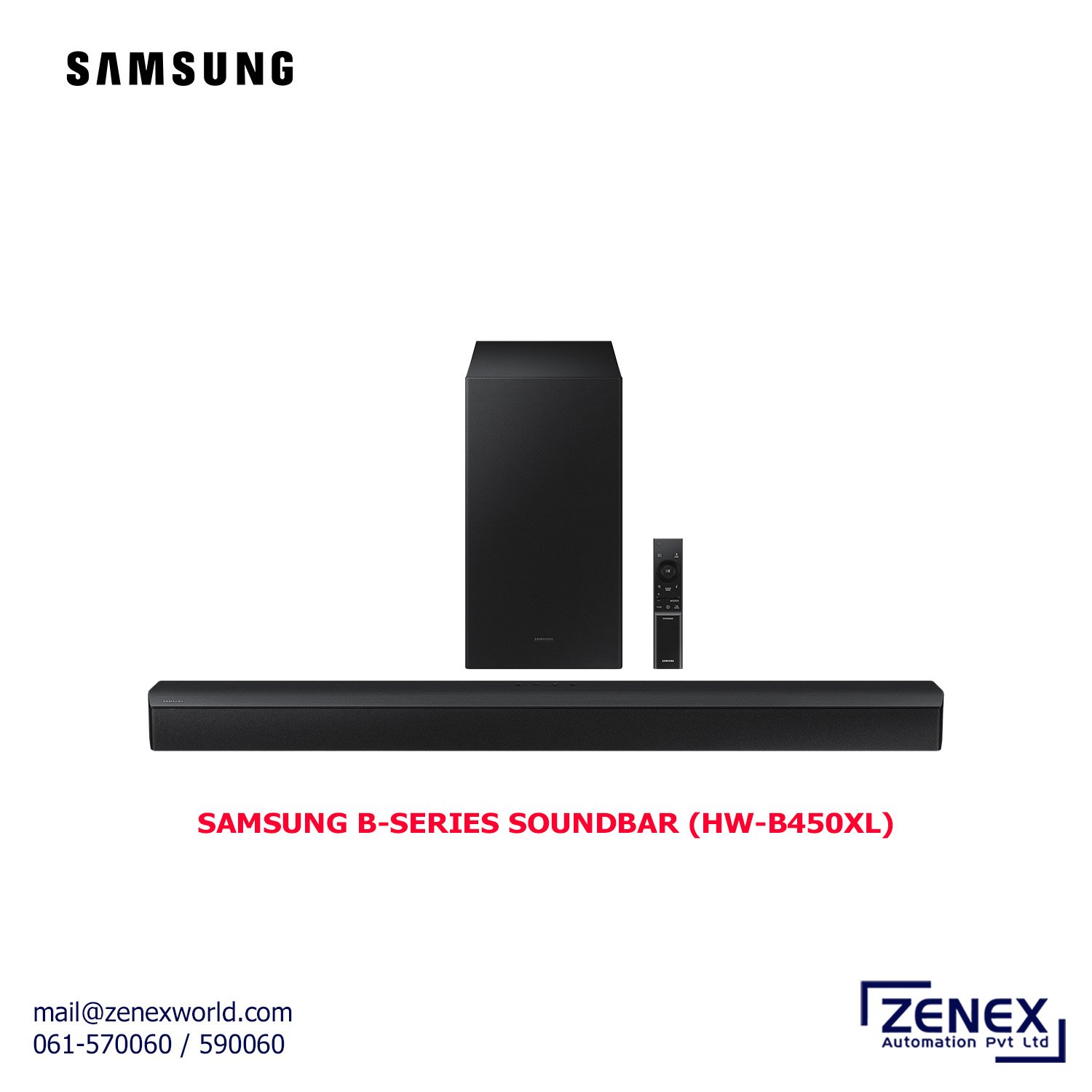 Zenex-Samsung-B-series-Soundbar-HW-B450XL_1 SAMSUNG B-SERIES SOUNDBAR (HW-B450F/XL) - Image 1