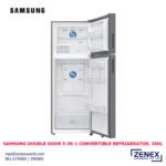 SAMSUNG DOUBLE DOOR 5-IN-1 CONVERTIBLE REFRIGERATOR, 350L