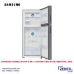 SAMSUNG DOUBLE DOOR 5-IN-1 CONVERTIBLE REFRIGERATOR, 396L