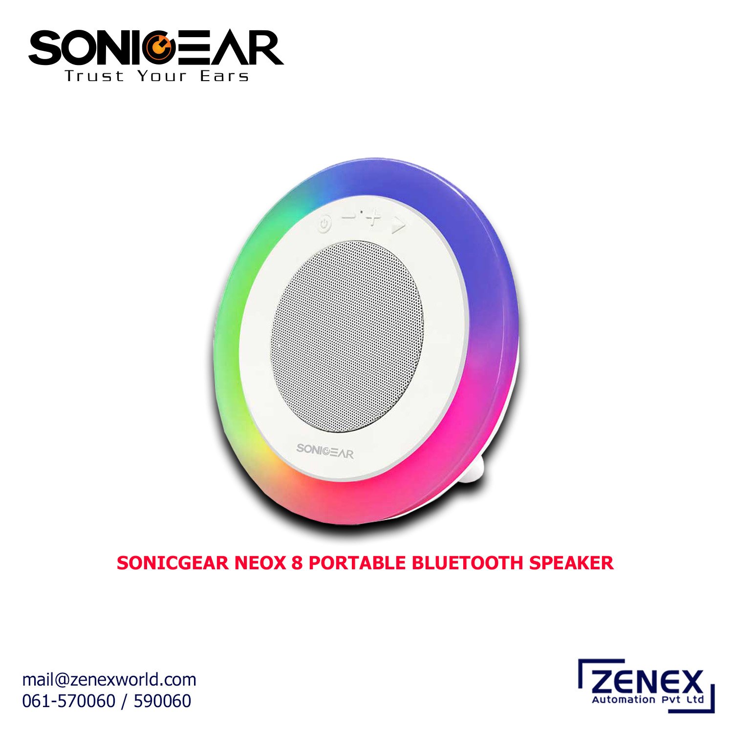 Zenex-Sonicgear-NEOX8-Portable-Bluetooth-Speaker_1 SONICGEAR NEOX8 PORTABLE BLUETOOTH SPEAKER - Image 1