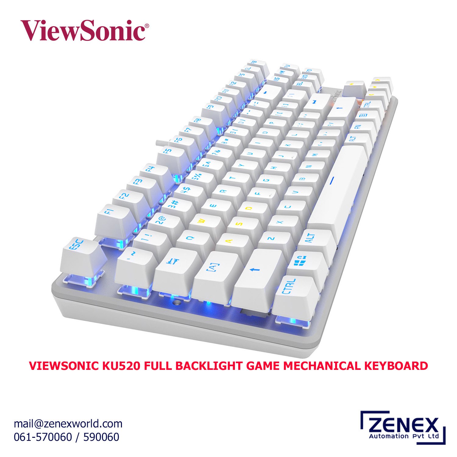 Zenex-Viewsonic-KU520-Full-Backlight-Game-Mechanical-Keyboard_1 VIEWSONIC KU520 FULL BACKLIGHT GAME MECHANICAL KEYBOARD - Image 1