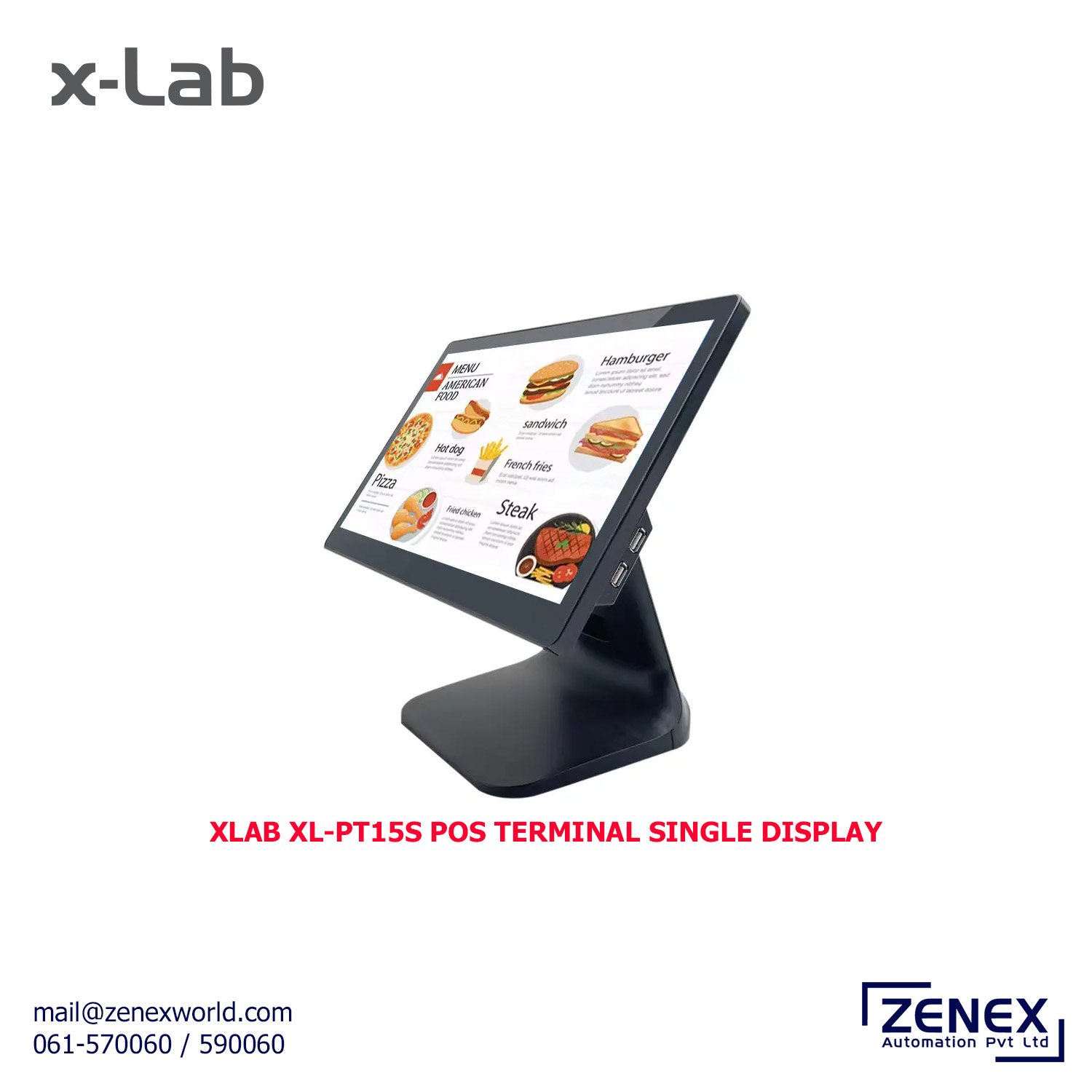 Zenex-XLab-XL-PT15S-Pos-Terminal-Single-Display_1 XLAB XL-PT15S POS TERMINAL SINGLE DISPLAY - Image 1