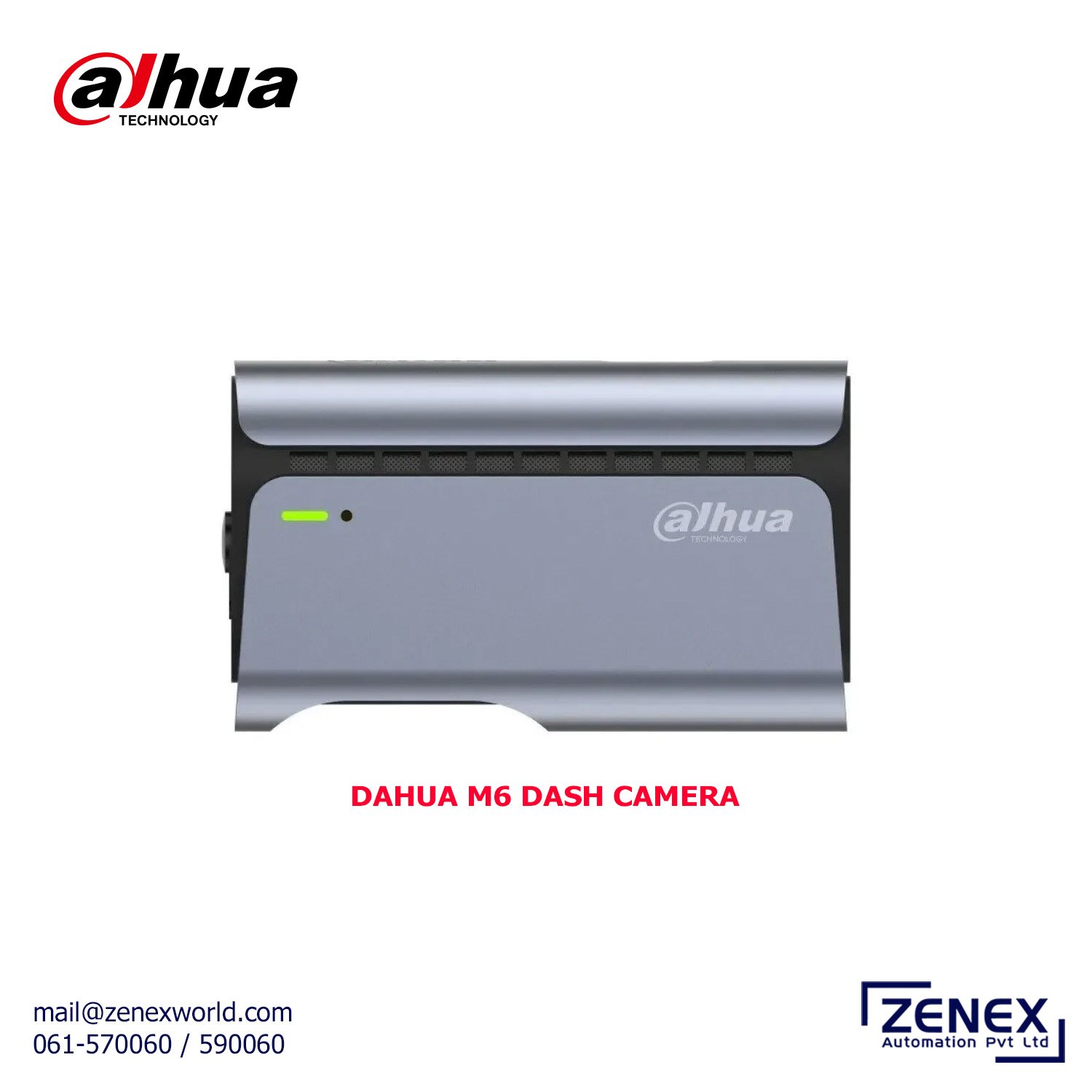 Zenex-Dahua-M6-Dash-Camera_1 DAHUA M6 DASH CAMERA - Image 1