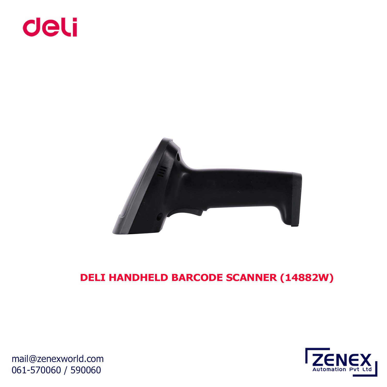 Zenex-Deli-Handheld-Barcode-Scanner-14882W_1 DELI HANDHELD BARCODE SCANNER (14882W) - Image 1