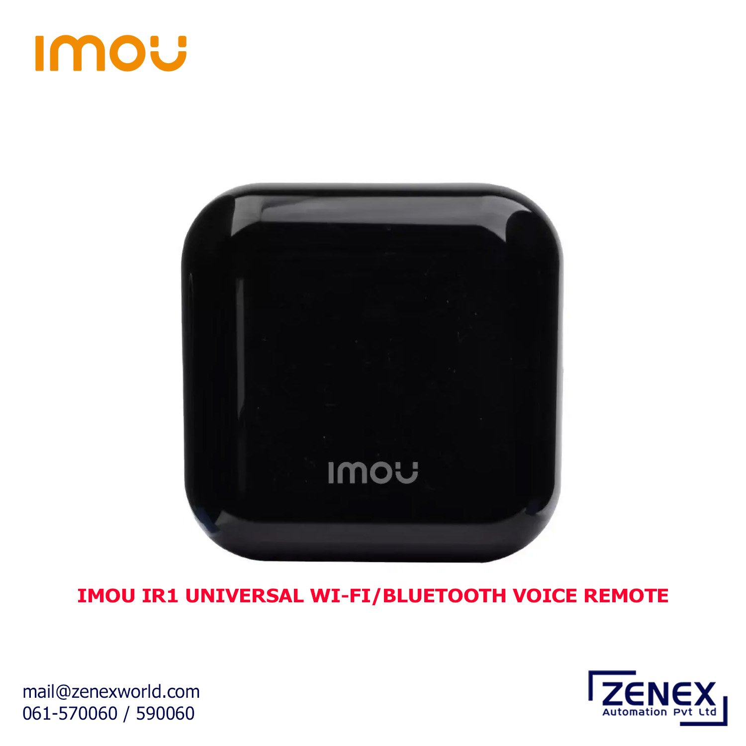 Zenex-Imou-IR1-Universal-Wi‑fi-Bluetooth-Voice-Remote_1 IMOU IR1 UNIVERSAL WI‑FI/BLUETOOTH SMART REMOTE - Image 1