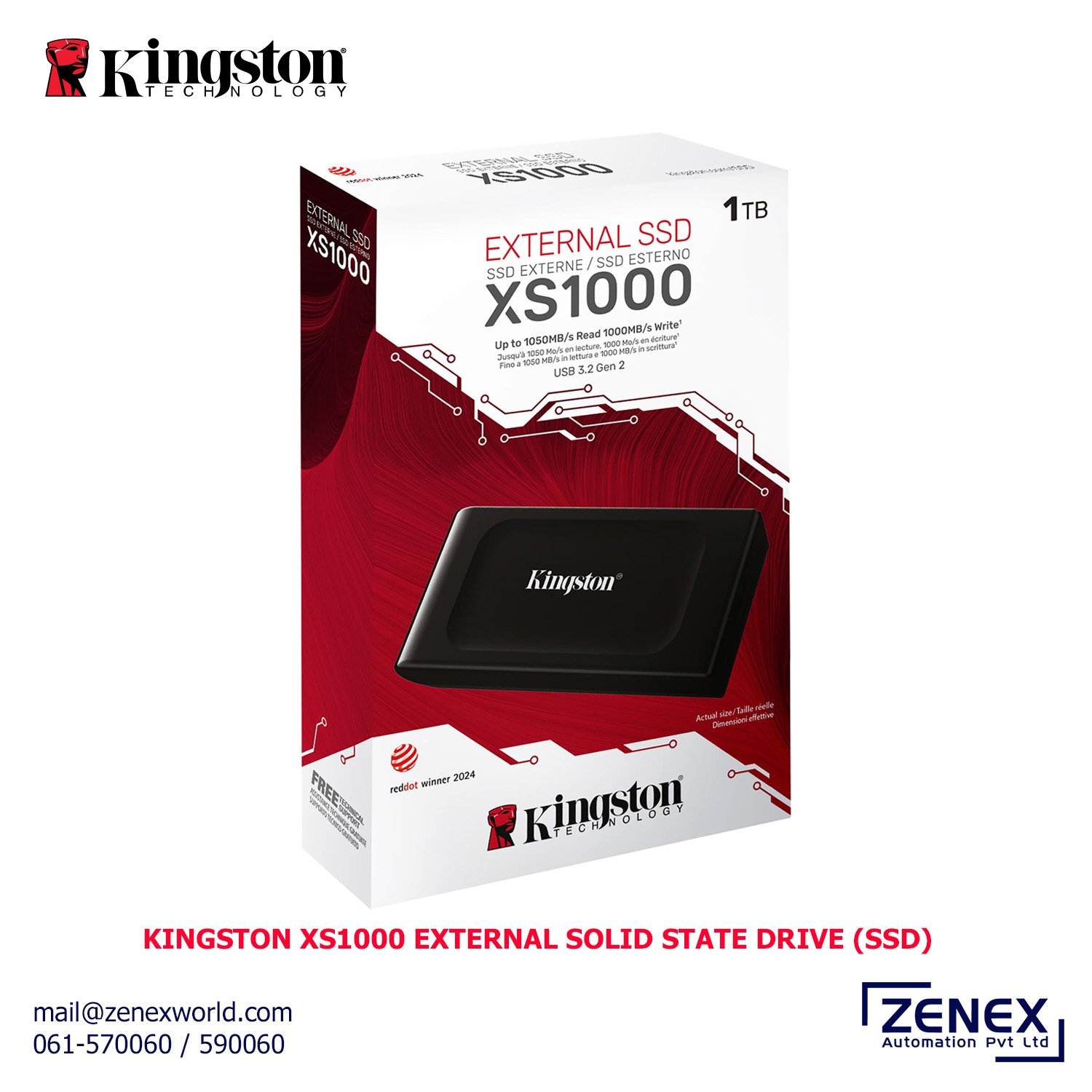 Zenex-Kingston-XS1000-External-Solid-State-Drive-SSD_1 KINGSTONE XS1000 EXTERNAL SOLID STATE DRIVE (SSD) - Image 1