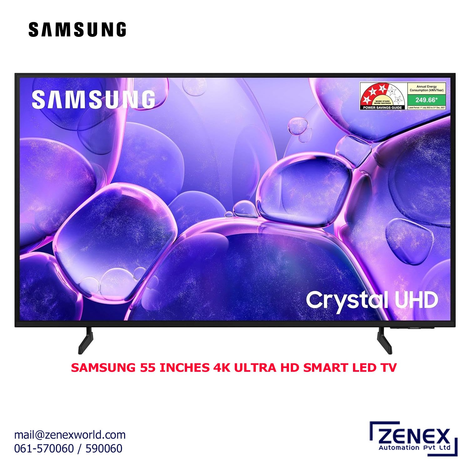 Zenex-Samsung-55-Inch-4K-Ultra-HD-Smart-LED-TV_1 SAMSUNG 55 INCHES 4K ULTRA HD SMART LED TV (55U8600F) - Image 1