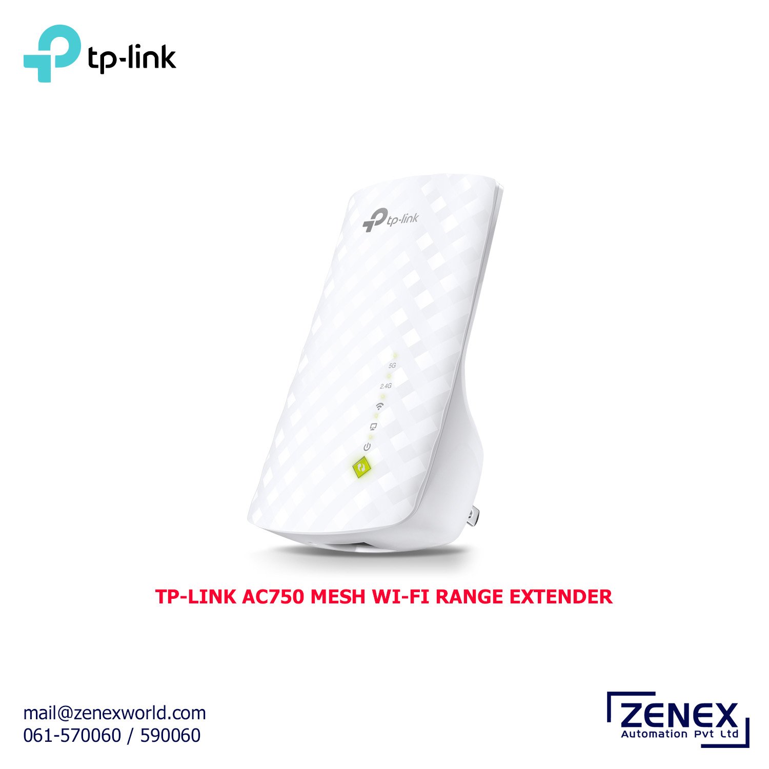Zenex-Tp-Link-AC750-Mesh-Wi-fi-Range-Extender_1 TP-LINK AC750 MESH WI-FI RANGE EXTENDER - Image 1
