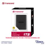TRANSCEND ESD270C 1TB USB-C PORTABLE EXTERNAL SSD
