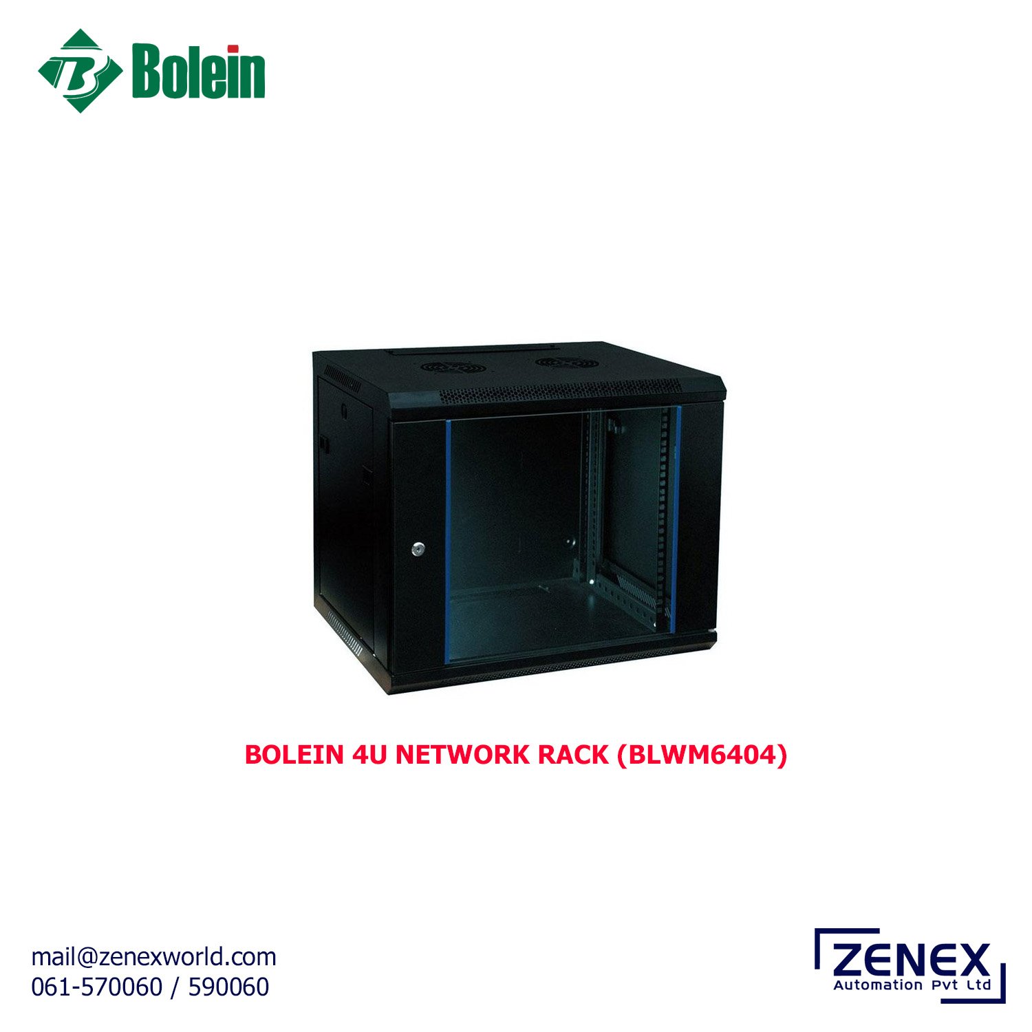 Zenex-Bolein-4U-Network-Rack_1 BOLEIN 4U NETWORK RACK (BLWM6404) - Image 1