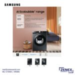 SAMSUNG 9KG FRONT LOAD WASHING MACHINE (WW90DG6U24AXIM) - Image 2