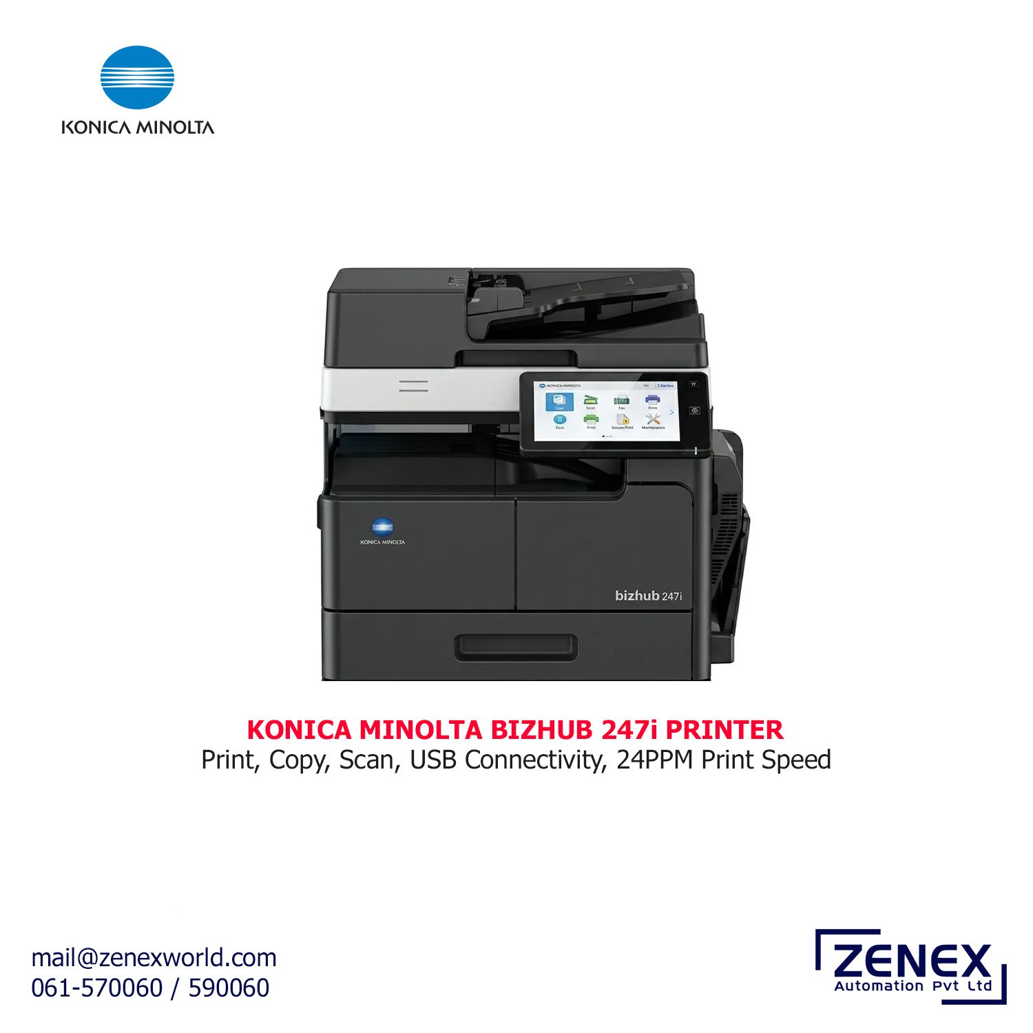 Zenex-Konica-Minolta-Bizhub-247i-Printer_1 KONICA MINOLTA BIZHUB 247i - Image 1