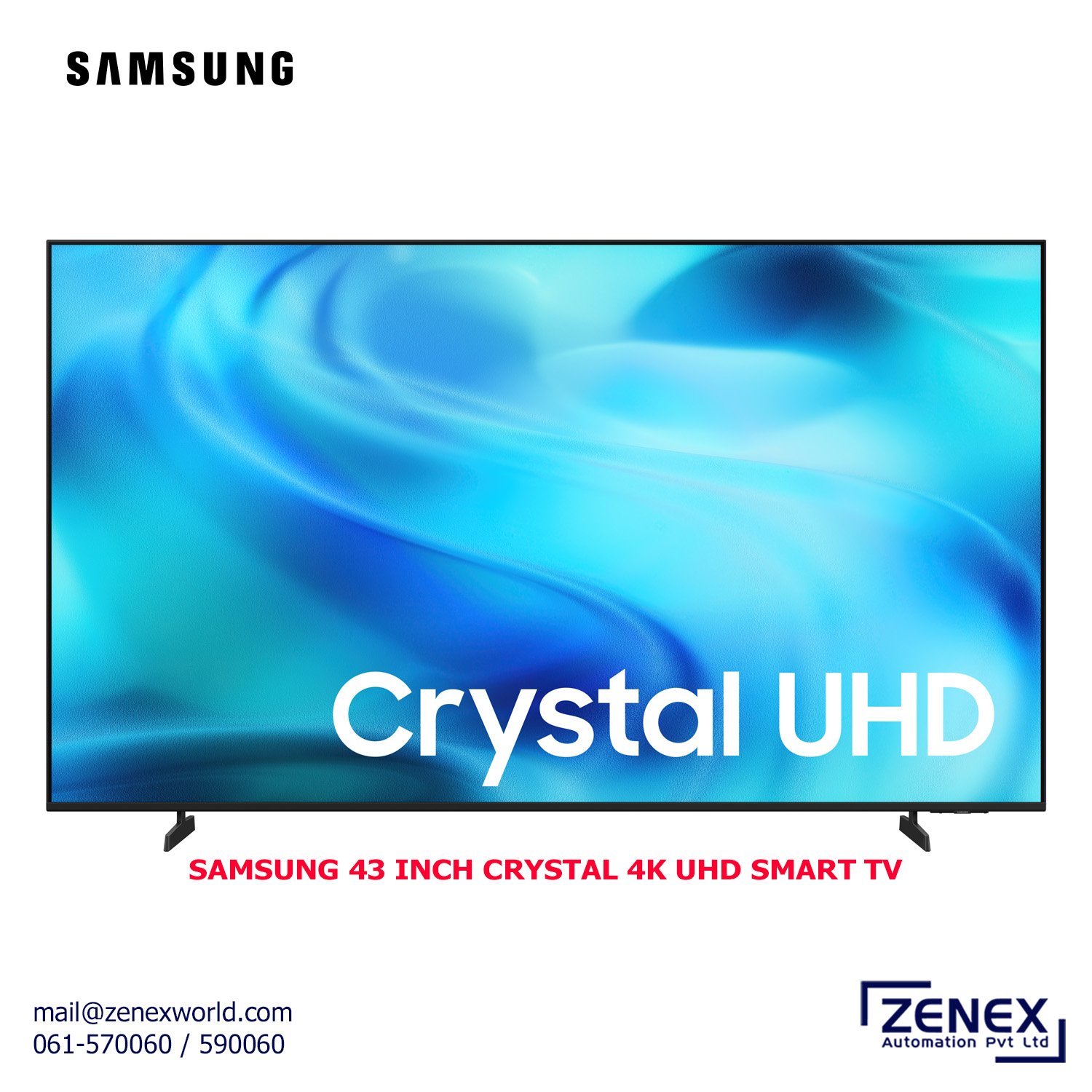 Zenex-Samsung-43-Inch-Crystal-4k-Uhd-Smart-TV_1 SAMSUNG 43 INCH CRYSTAL 4K UHD SMART TV (UA43U8500HRSHE) - Image 1